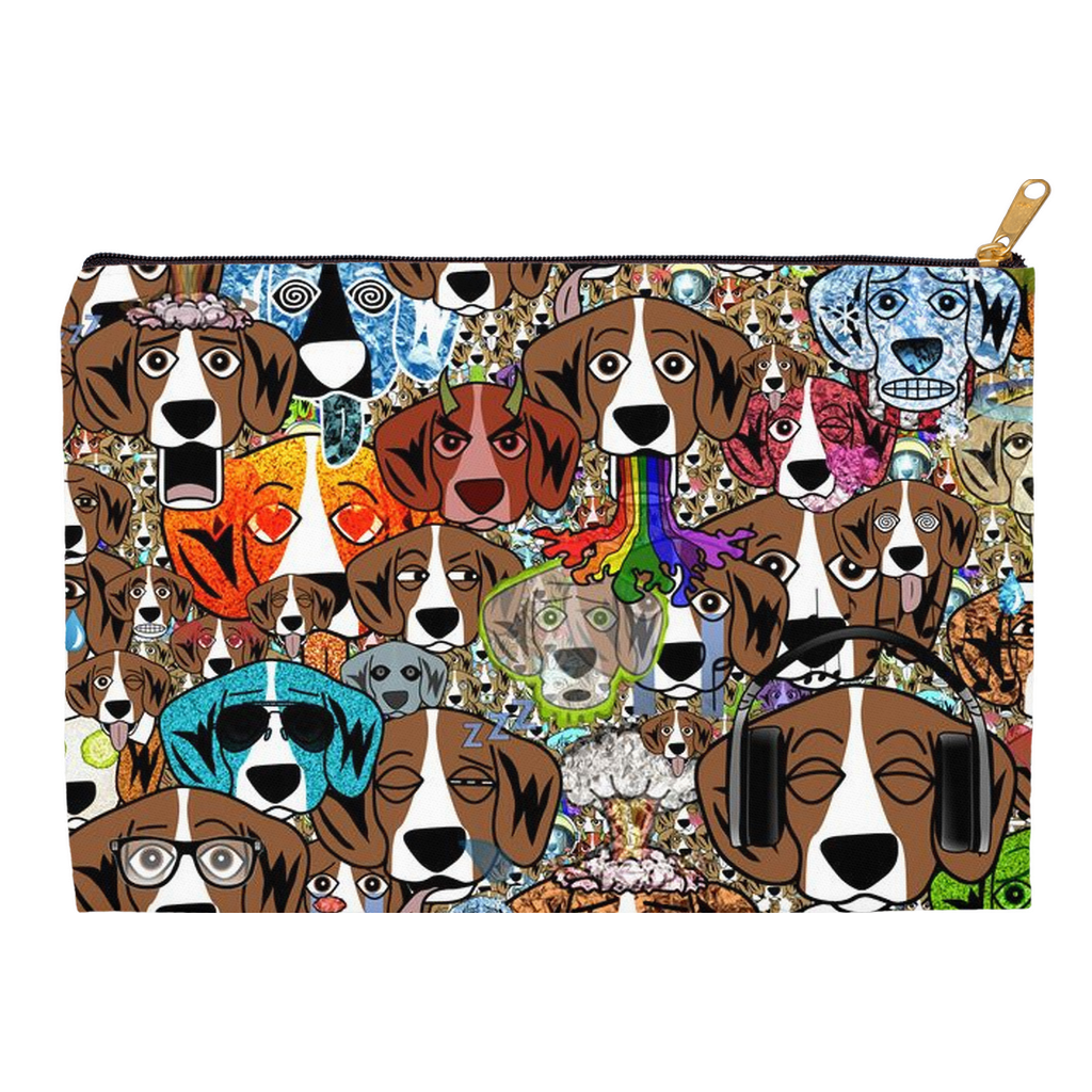 beaglemoji Zip Pouch beaglemoji Zip Pouch