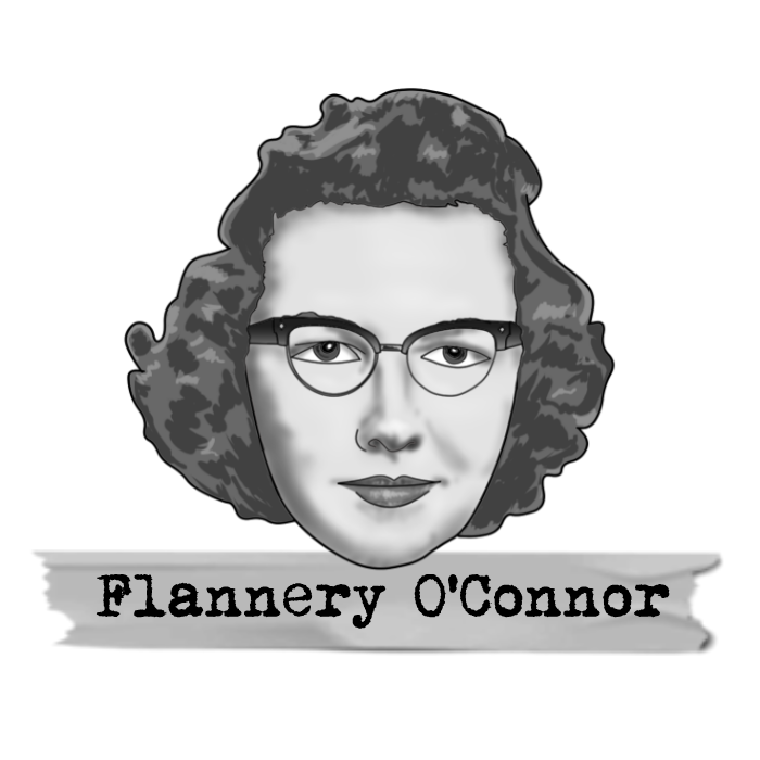 Flannery O'Connor Sticker - Literary Heroes Flannery O'Connor Sticker - Literary Heroes