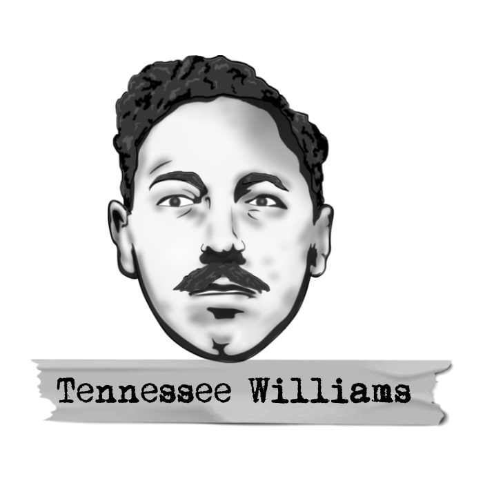 Tennessee Williams Magnet - Literary Heroes Tennessee Williams Magnet - Literary Heroes