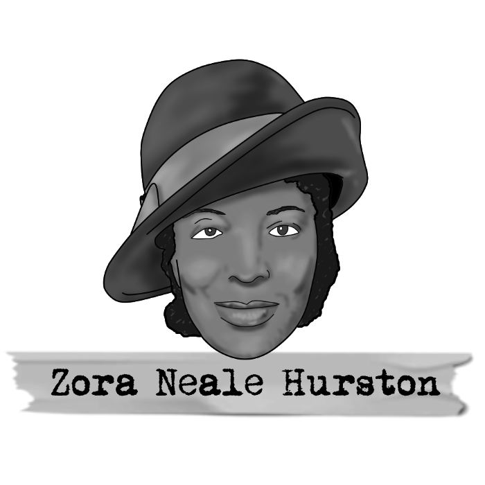 Zora Neale Hurston Sticker - Literary Heroes Zora Neale Hurston Sticker - Literary Heroes