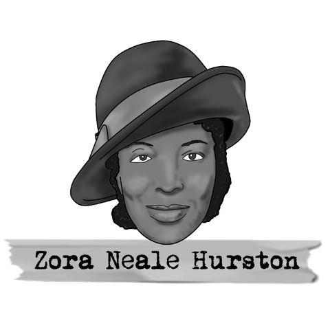 Zora Neale Hurston Sticker - Literary Heroes