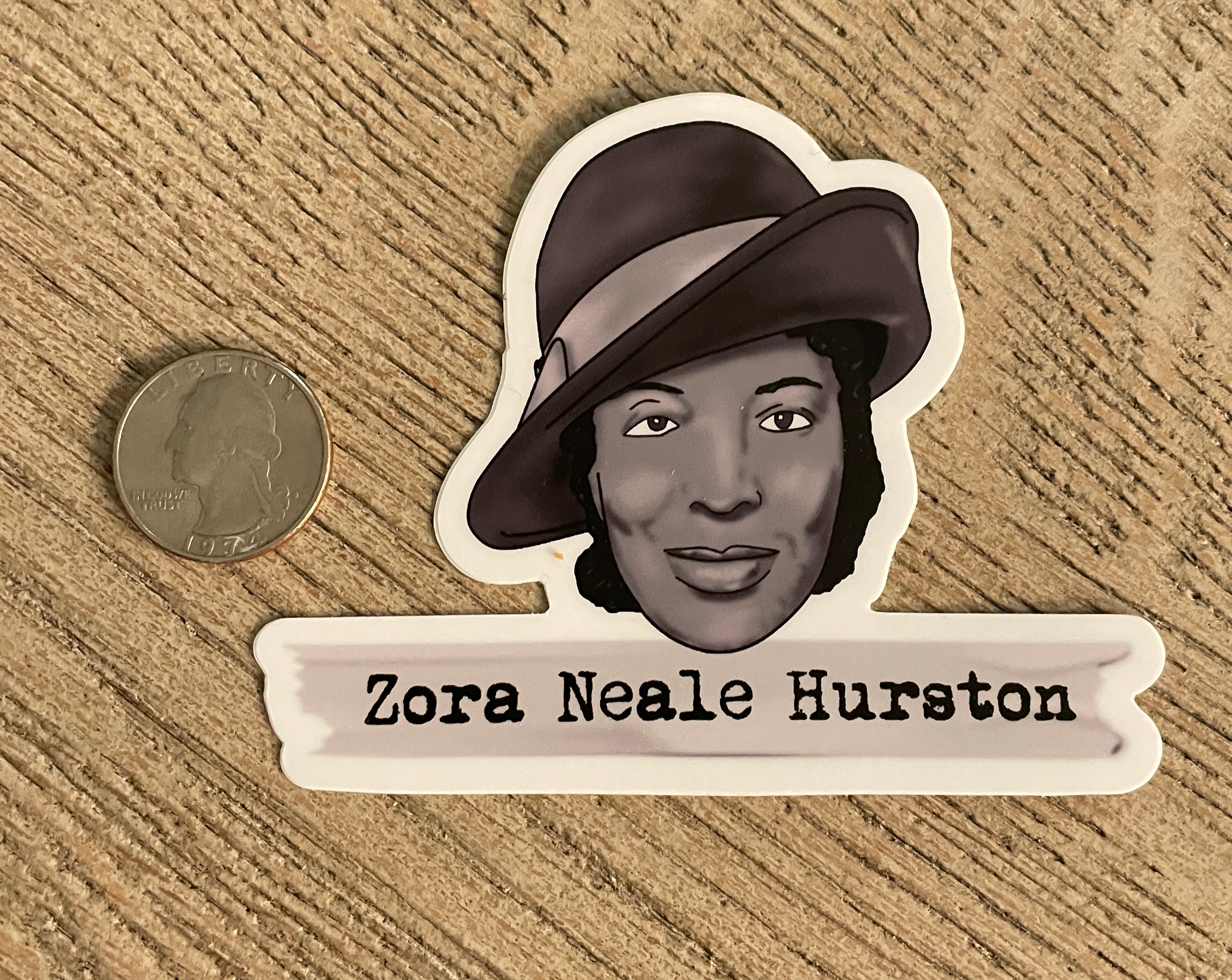 Zora Neale Hurston Sticker - Literary Heroes Zora Neale Hurston Sticker - Literary Heroes