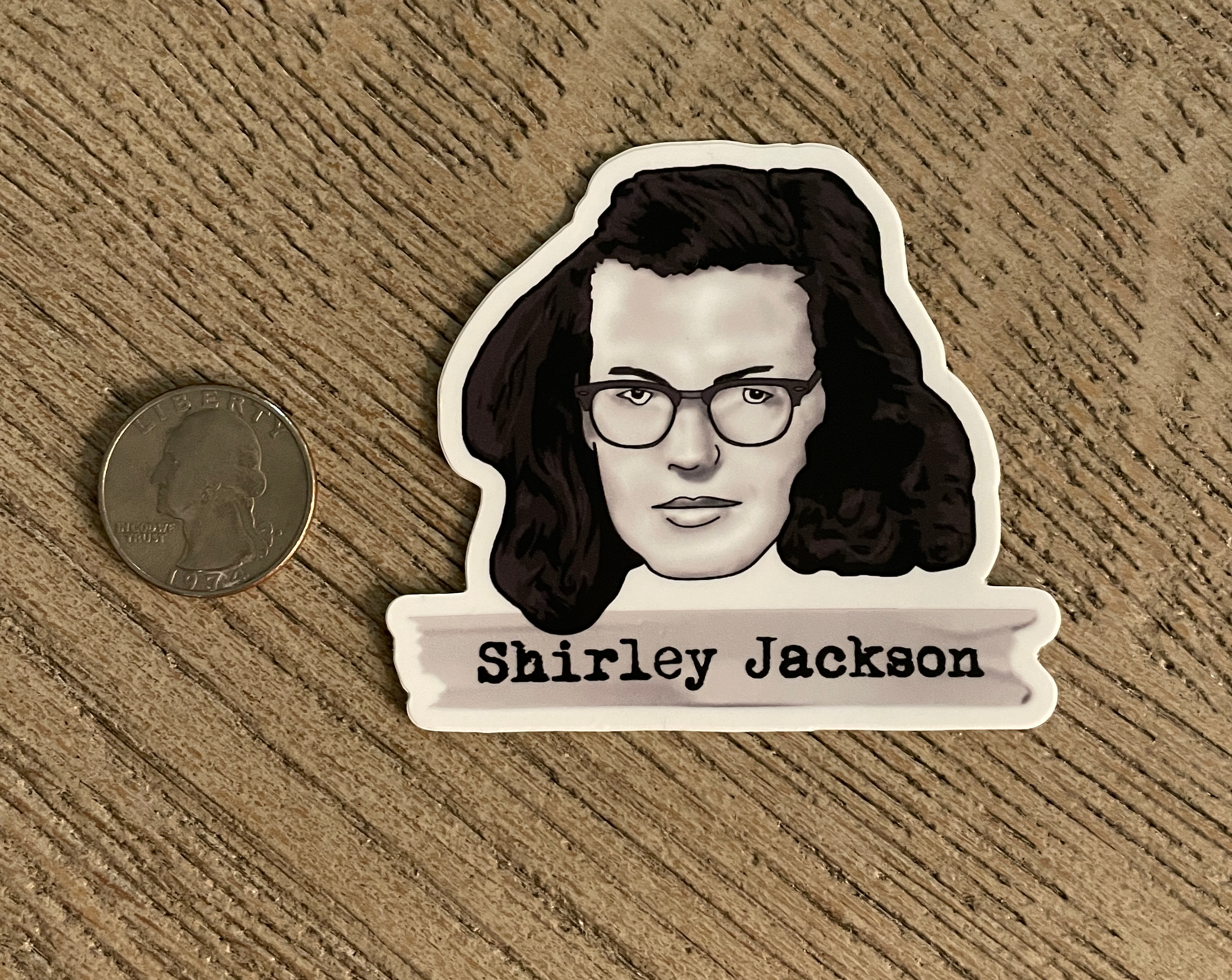 Shirley Jackson Sticker - Literary Heroes Shirley Jackson Sticker - Literary Heroes