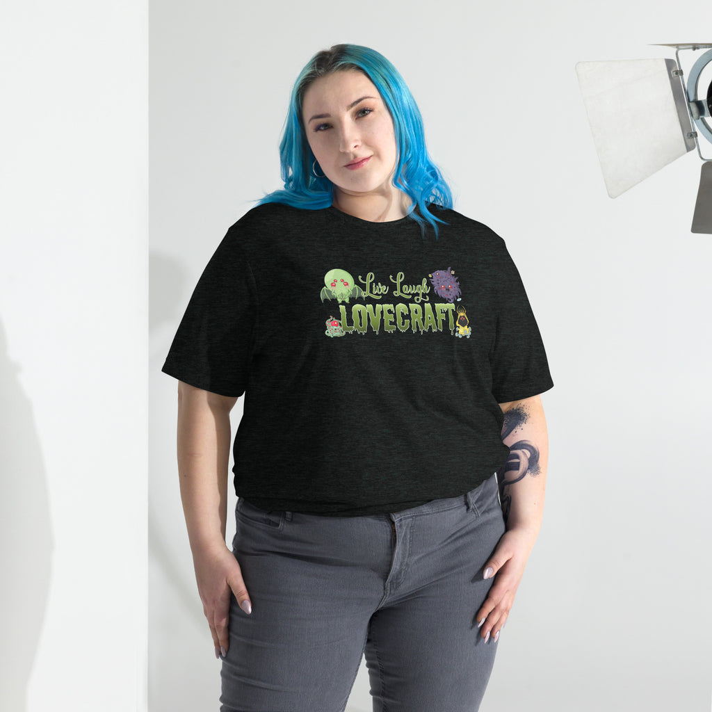 Kawaii Live Laugh Lovecraft T-shirt