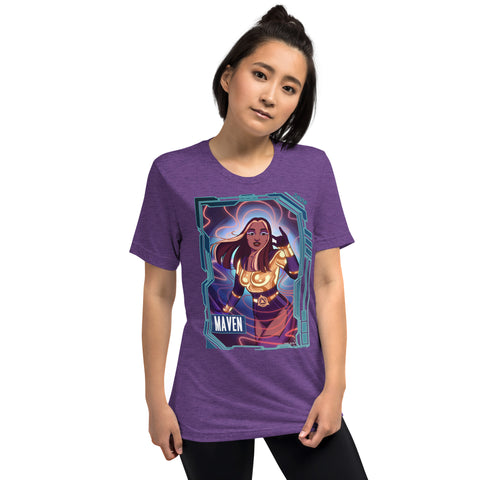 Maven Trading Card T-shirt - The Omniverse