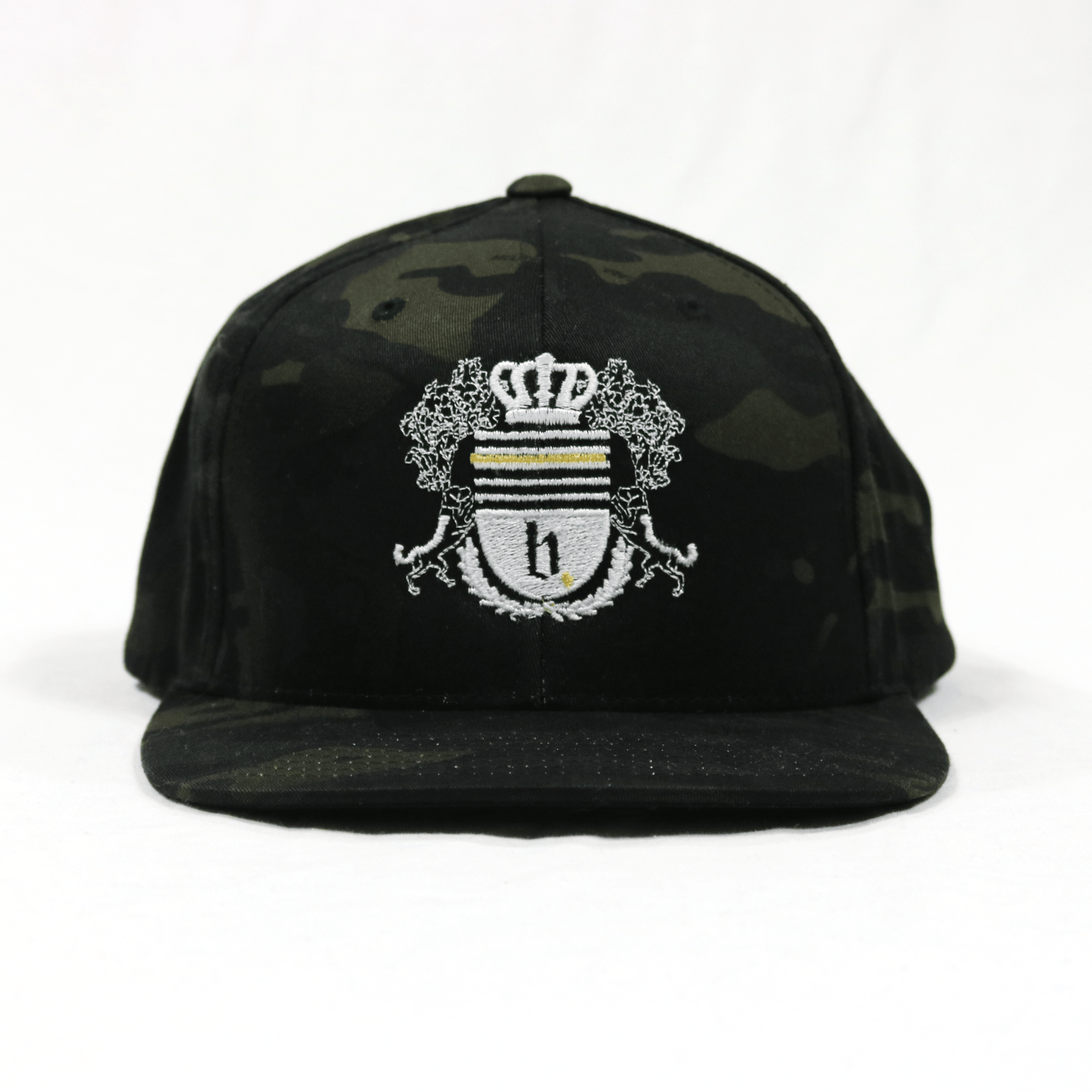 The Crest Camo Snapback Hat The Crest Camo Snapback Hat