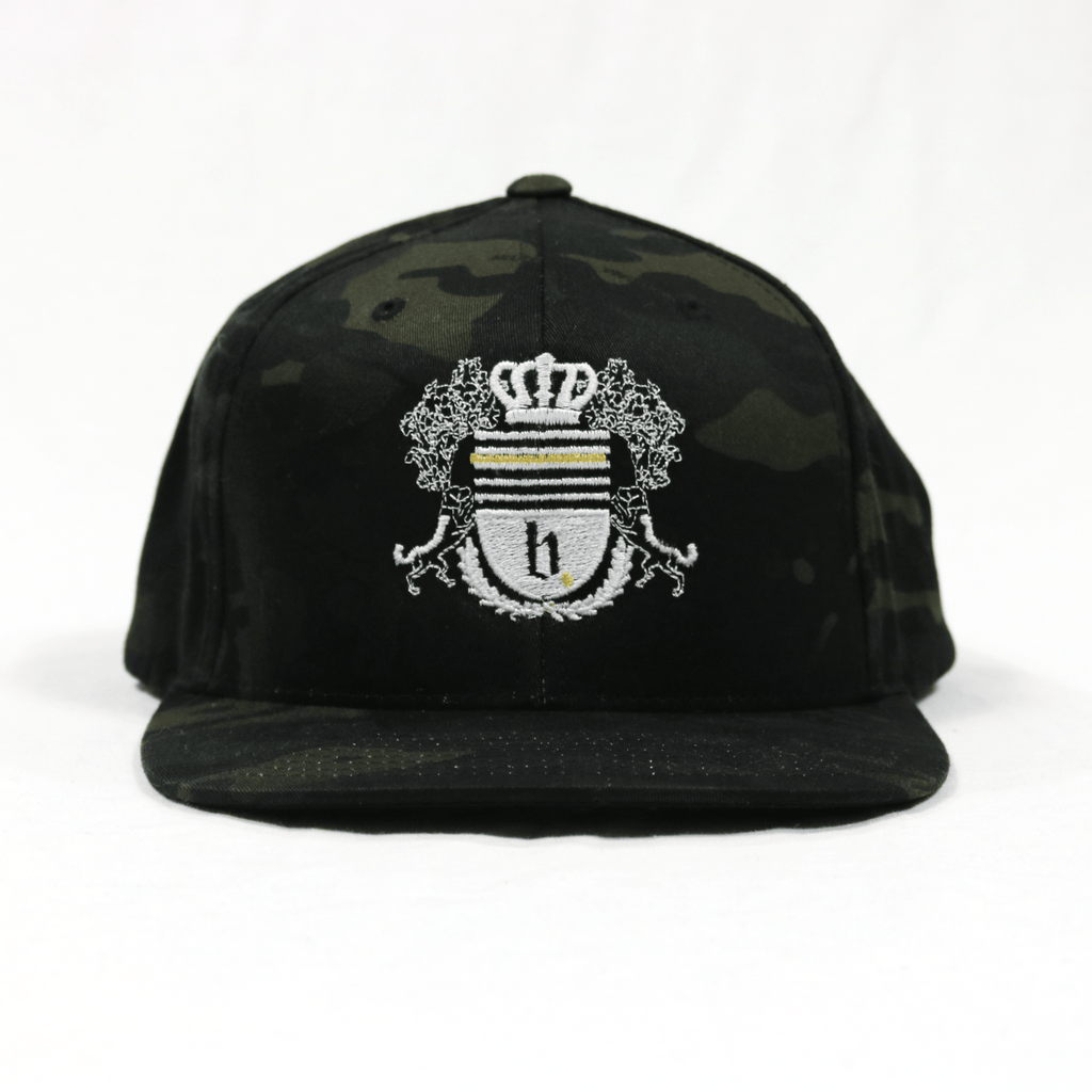 The Crest Camo Snapback Hat
