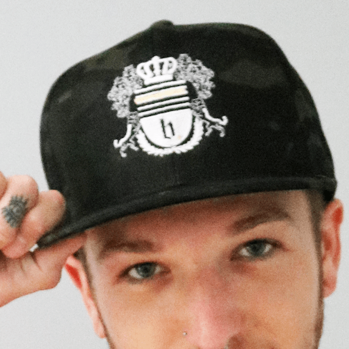 The Crest Camo Snapback Hat The Crest Camo Snapback Hat