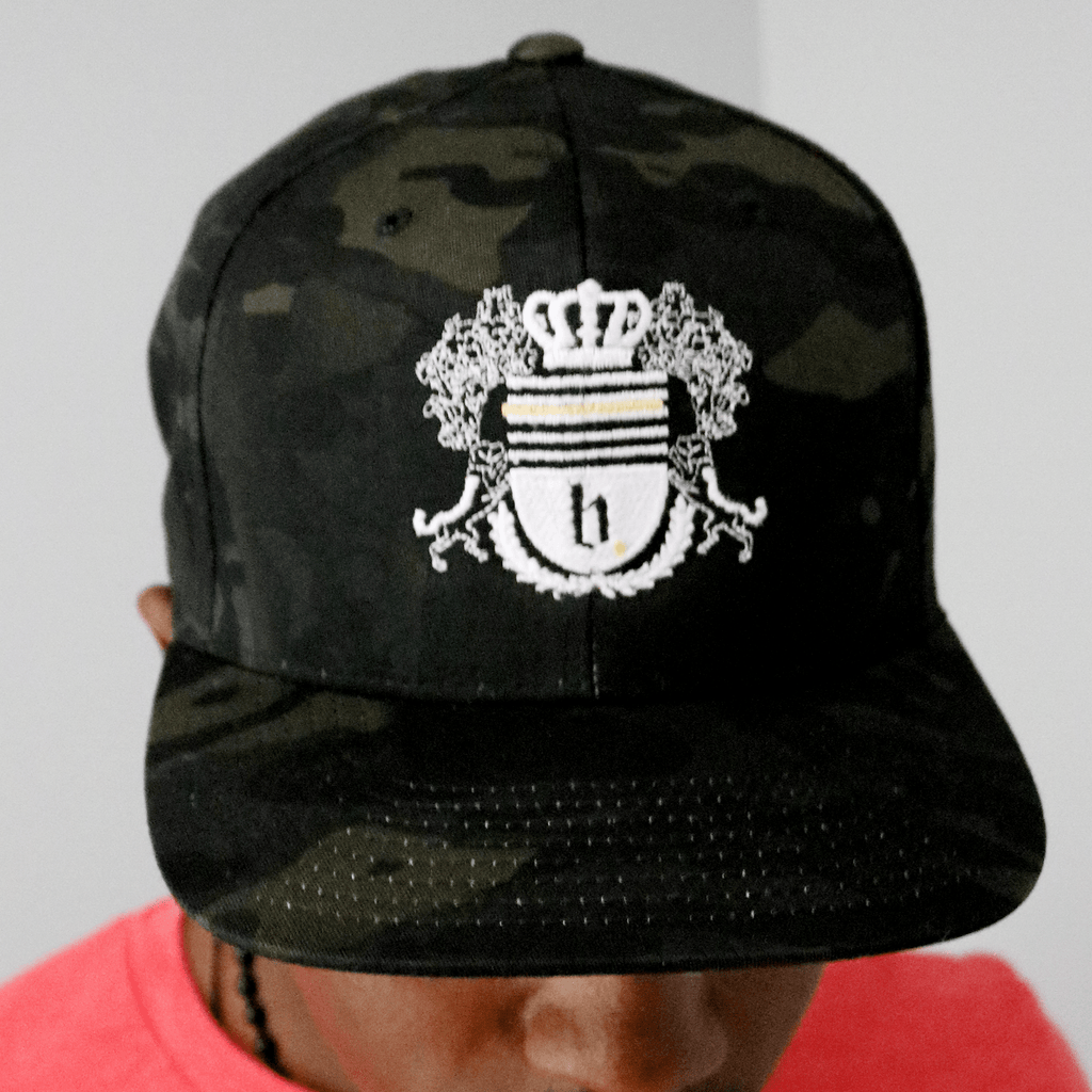 The Crest Camo Snapback Hat