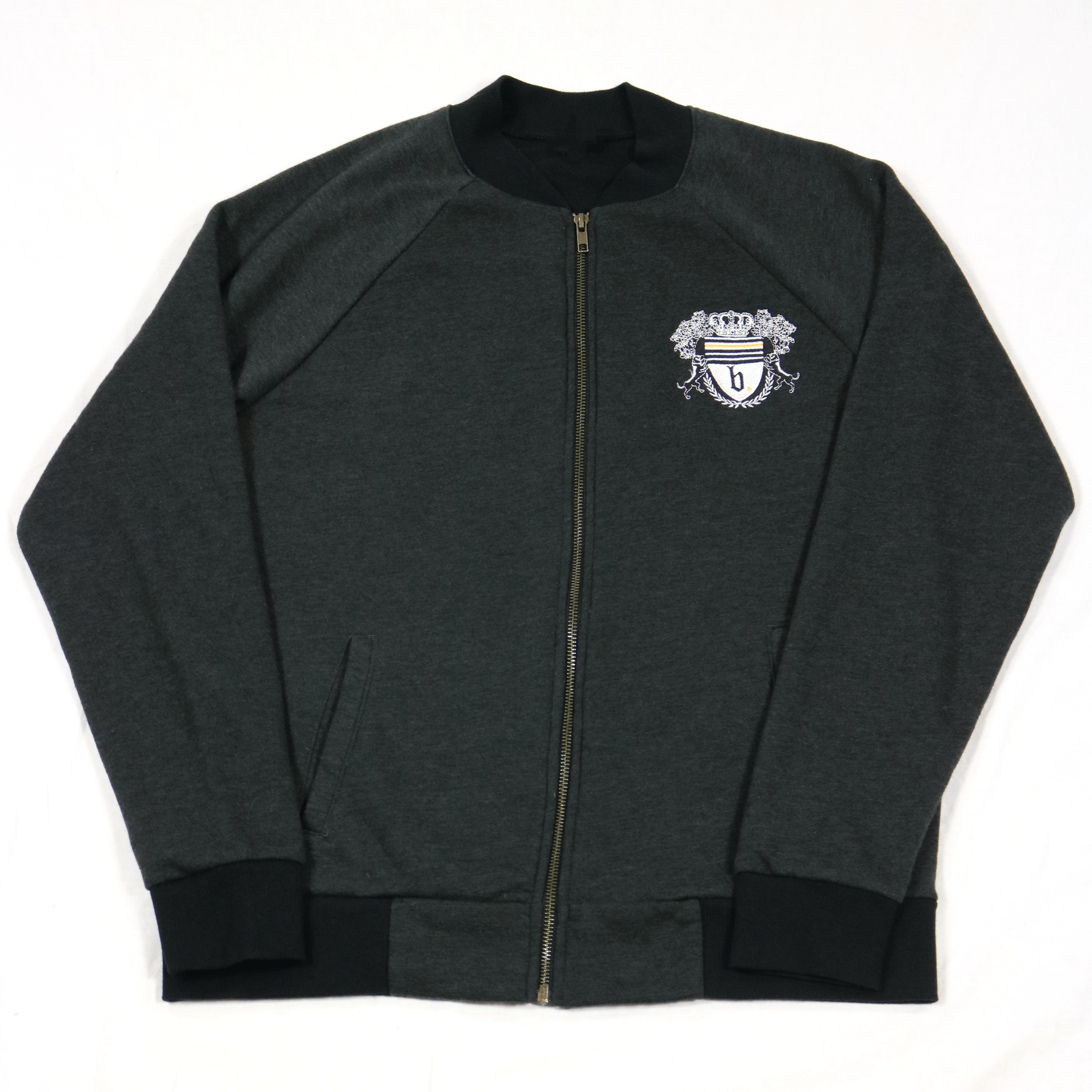 The Crest Jersey Bomber Jacket The Crest Jersey Bomber Jacket