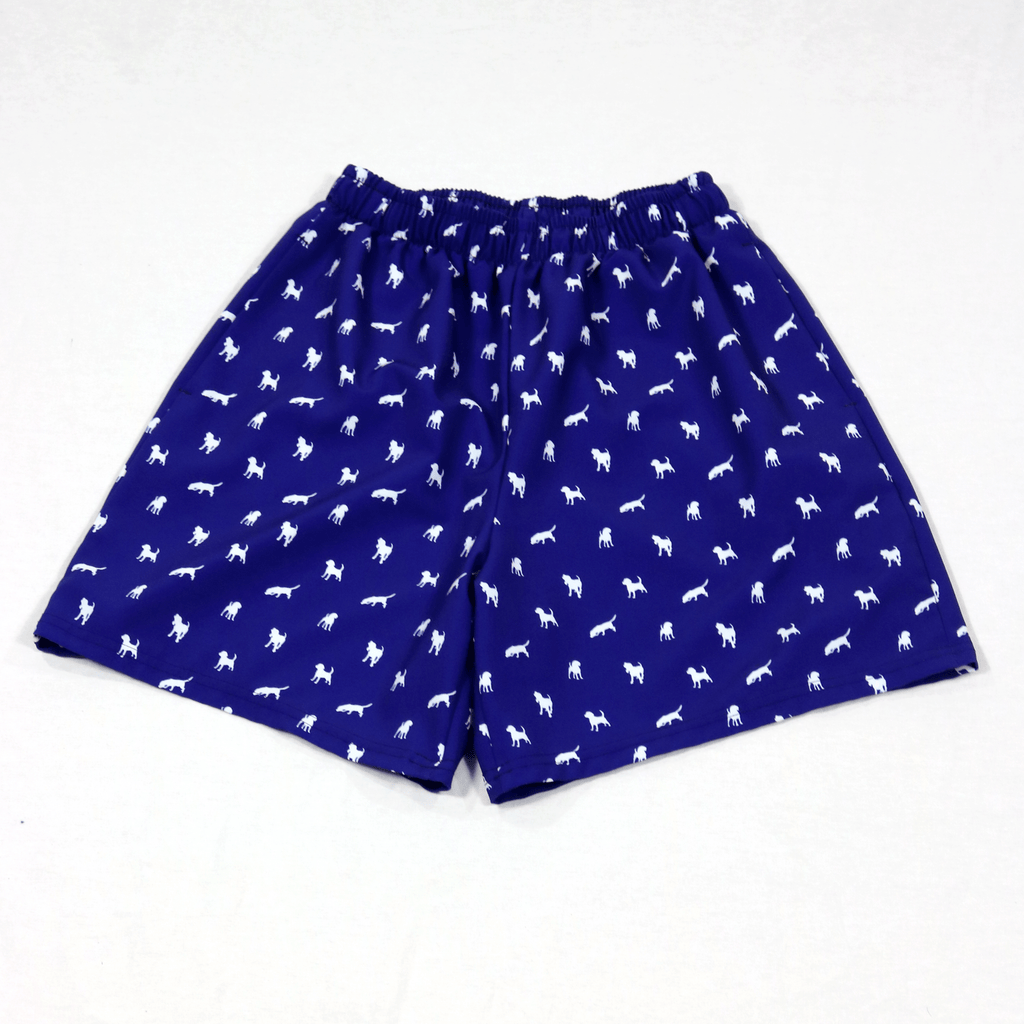 Navy Critter Print Brett Short