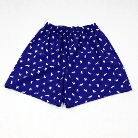 Navy Critter Print Brett Short