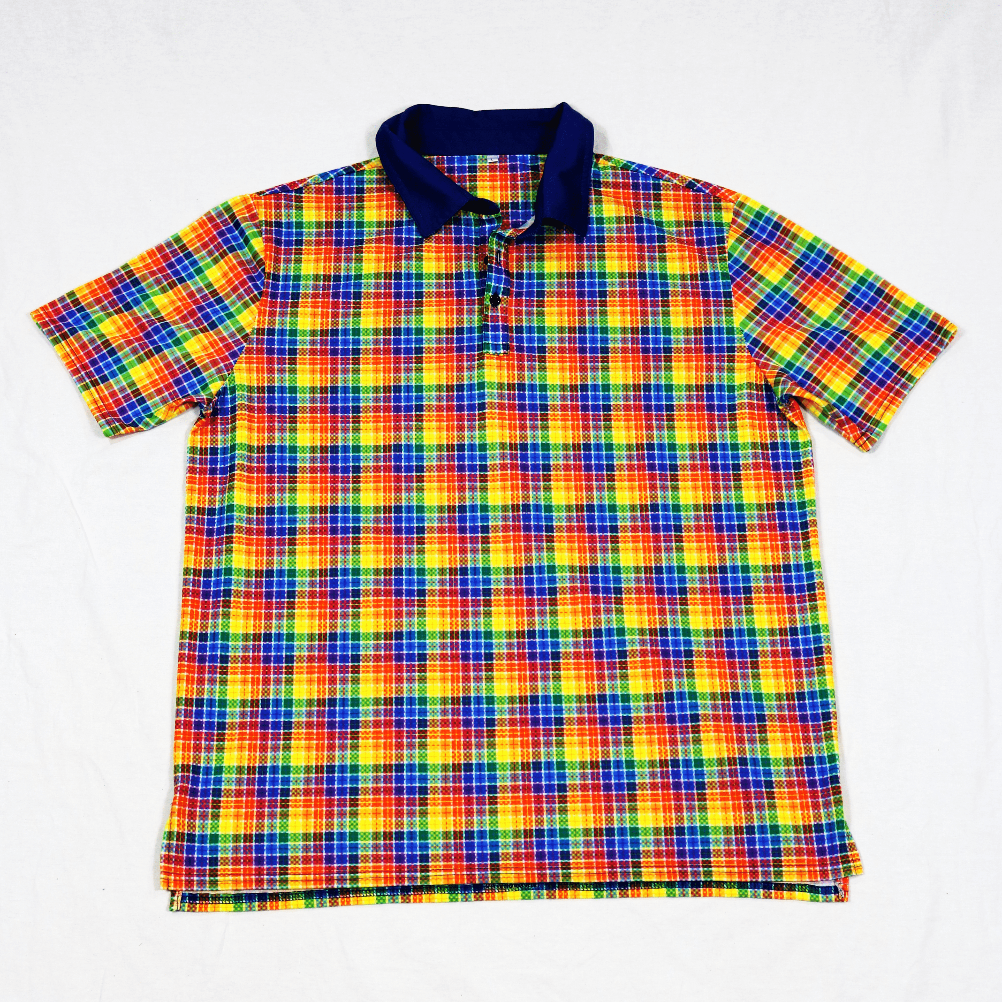 Pride Plaid Jersey Polo Pride Plaid Jersey Polo