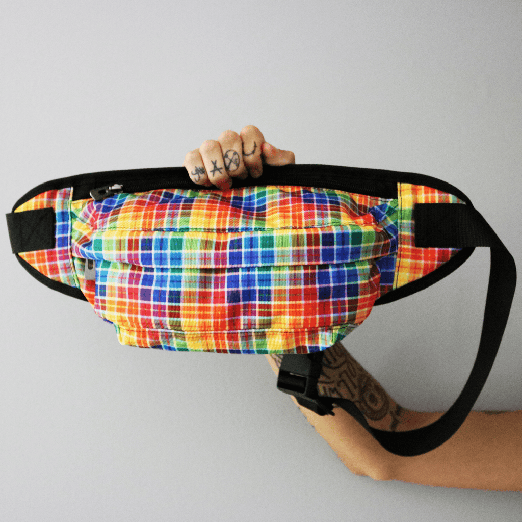 Pride Plaid Crossbody Bag