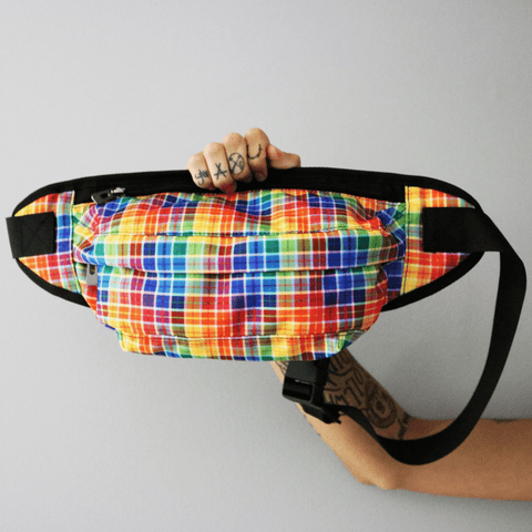 Pride Plaid Crossbody Bag