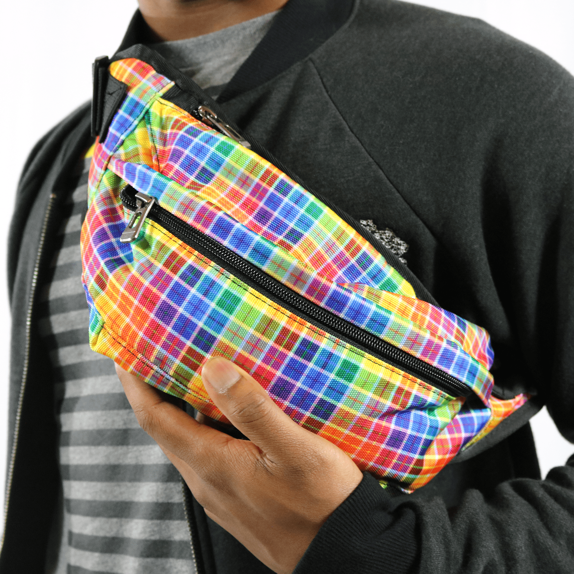 Pride Plaid Crossbody Bag