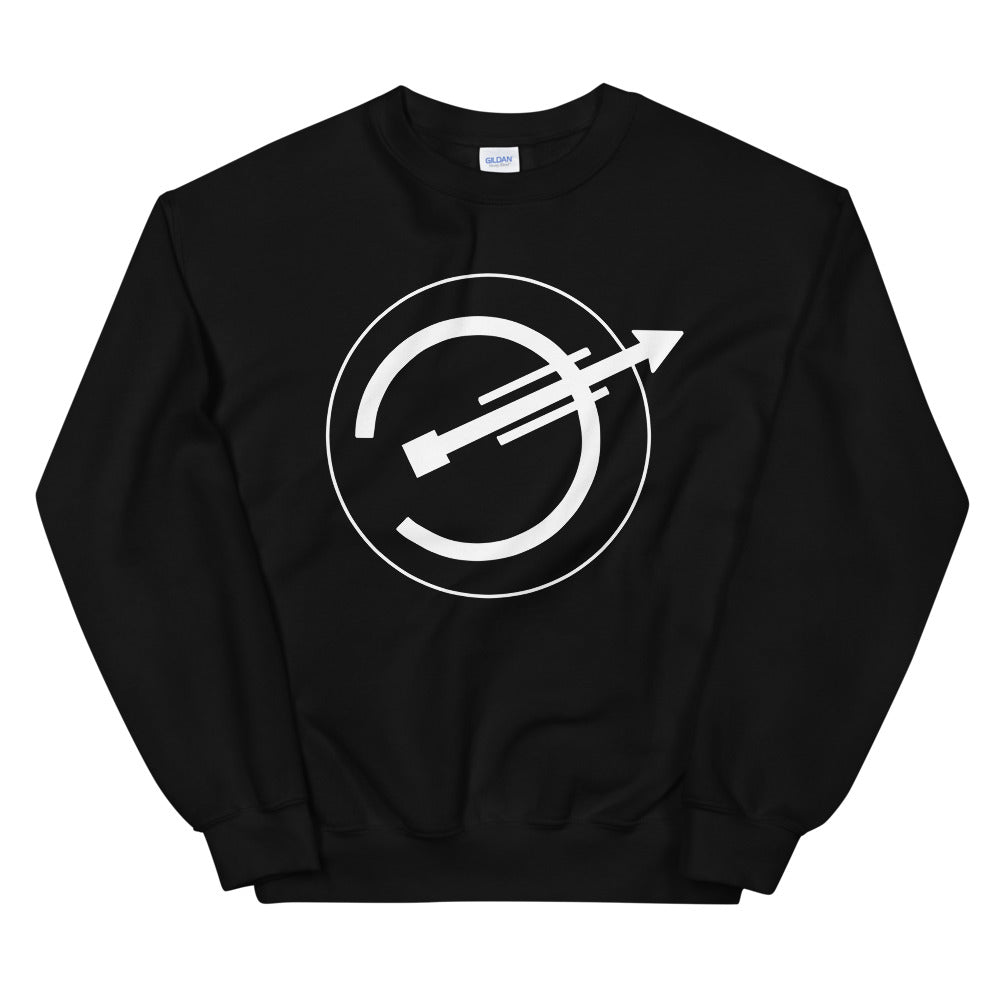 The New Futurists - White Logo Crewneck Sweatshirt