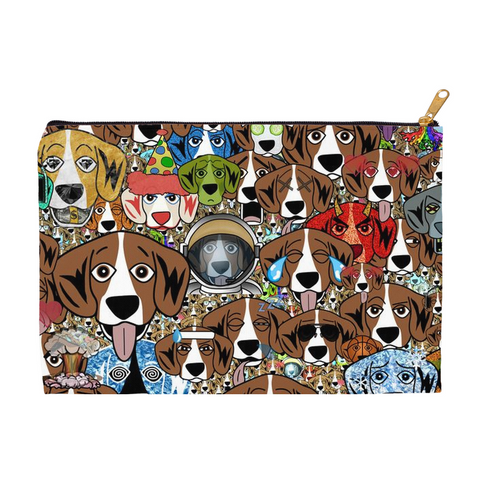 beaglemoji Zip Pouch