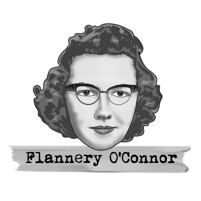 Flannery O'Connor Sticker - Literary Heroes