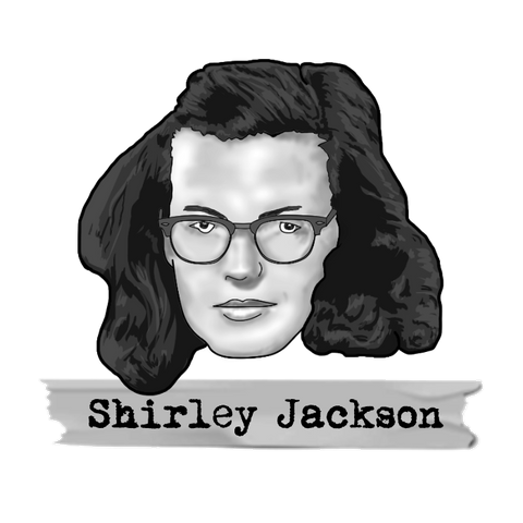 Shirley Jackson Sticker - Literary Heroes