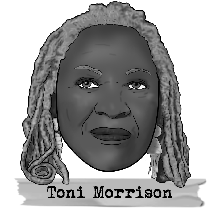 Toni Morrison Sticker - Literary Heroes
