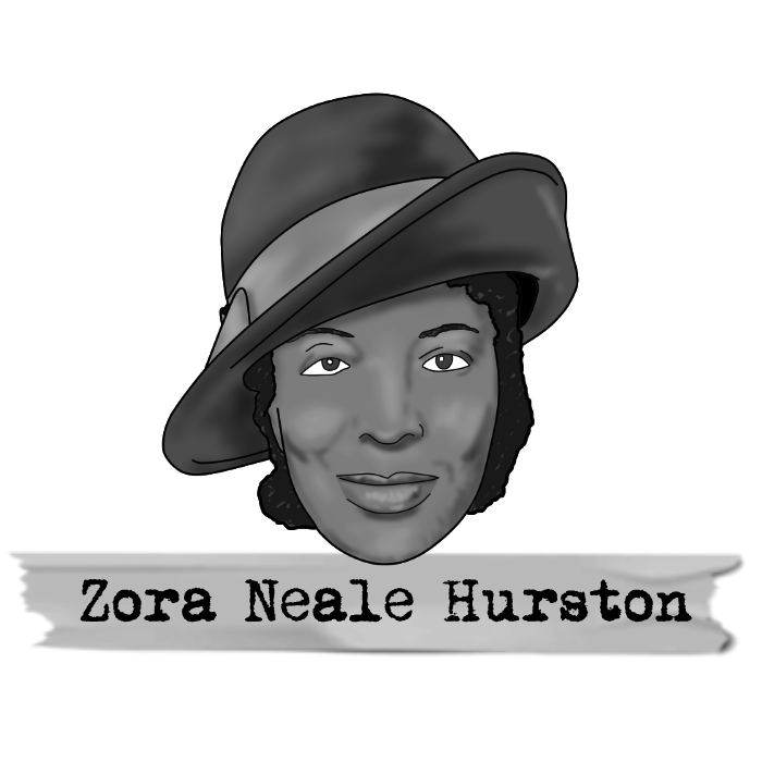 Zora Neale Hurston Sticker - Literary Heroes