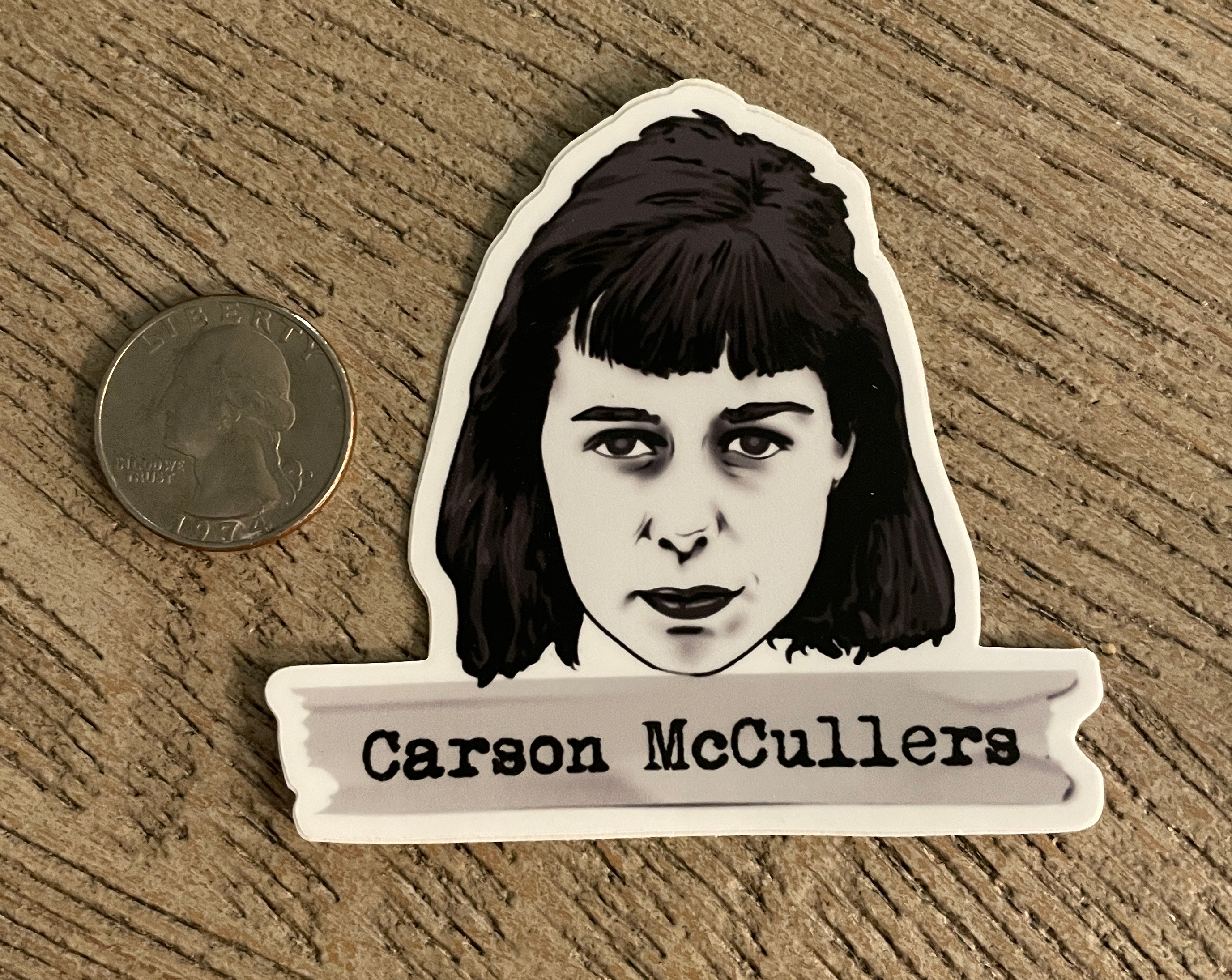Carson McCullers Sticker - Literary Heroes
