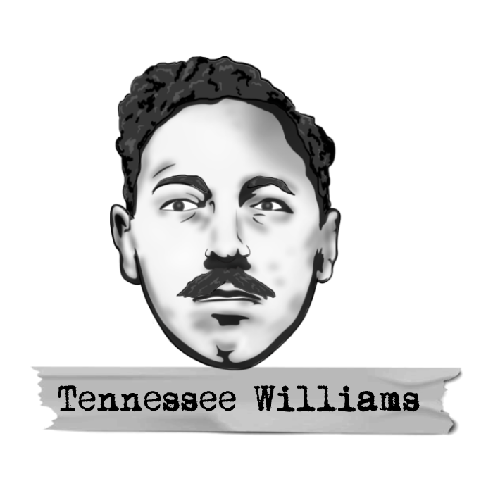 Tennessee Williams Sticker - Literary Heroes