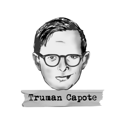 Truman Capote Sticker - Literary Heroes