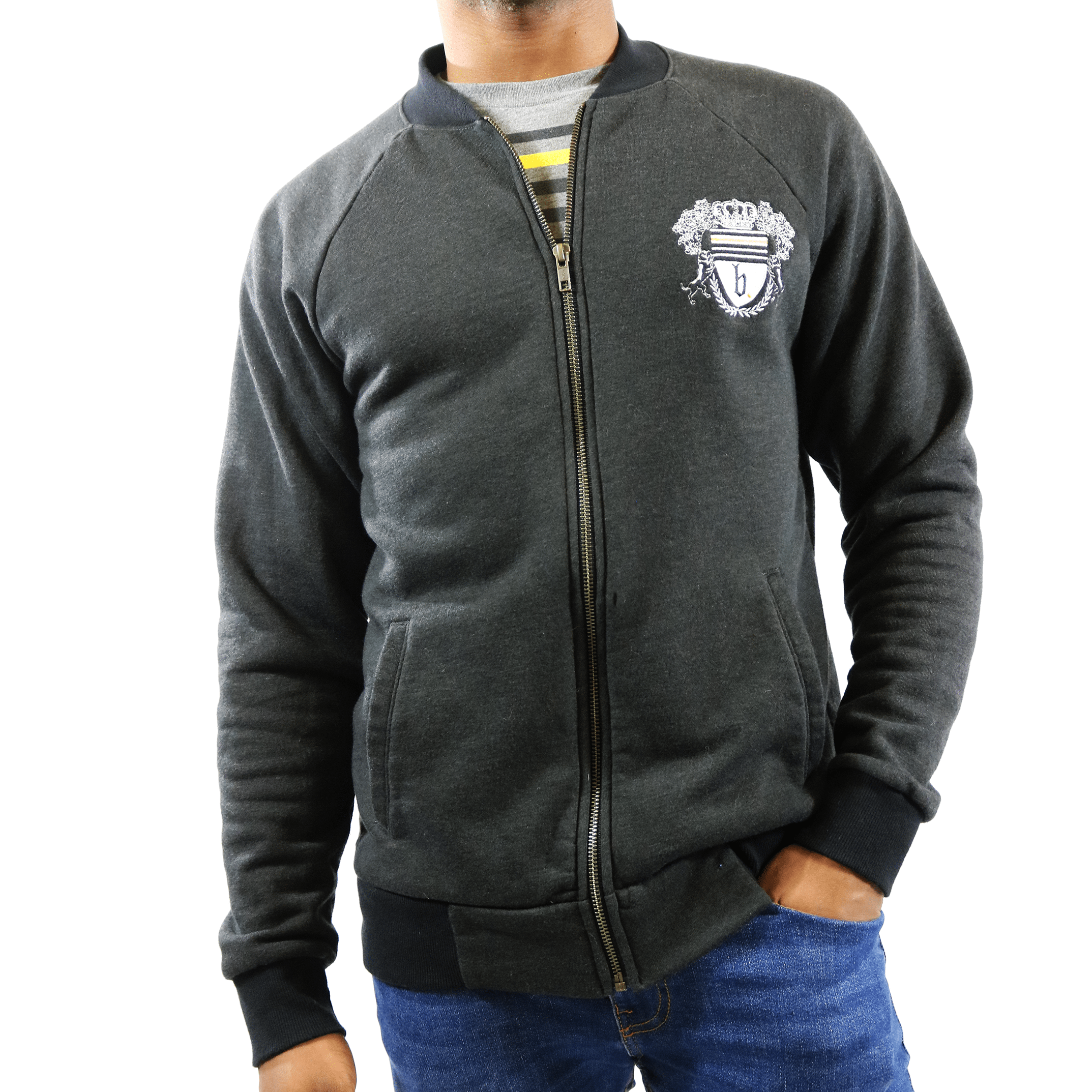 The Crest Jersey Bomber Jacket