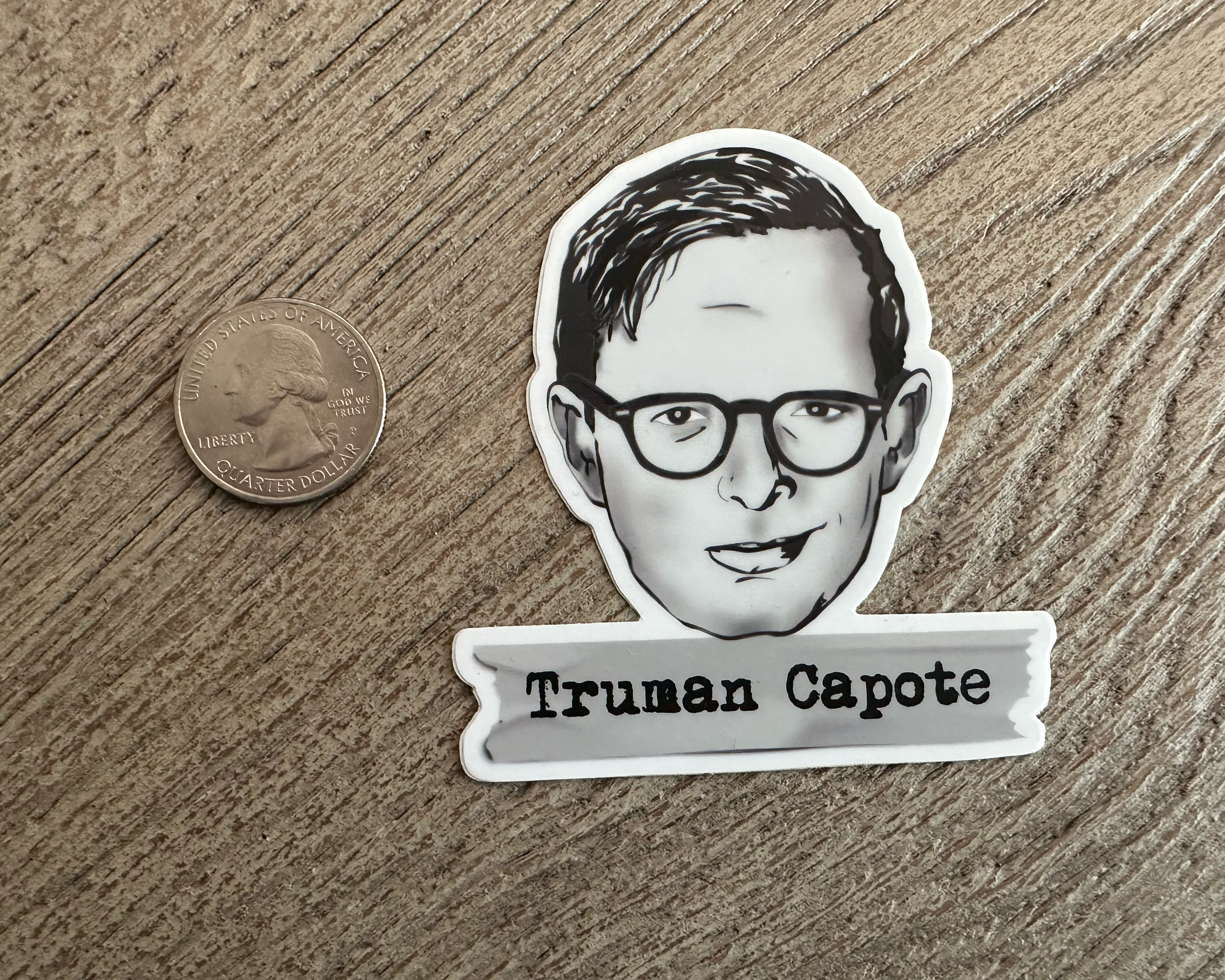 Truman Capote Sticker - Literary Heroes